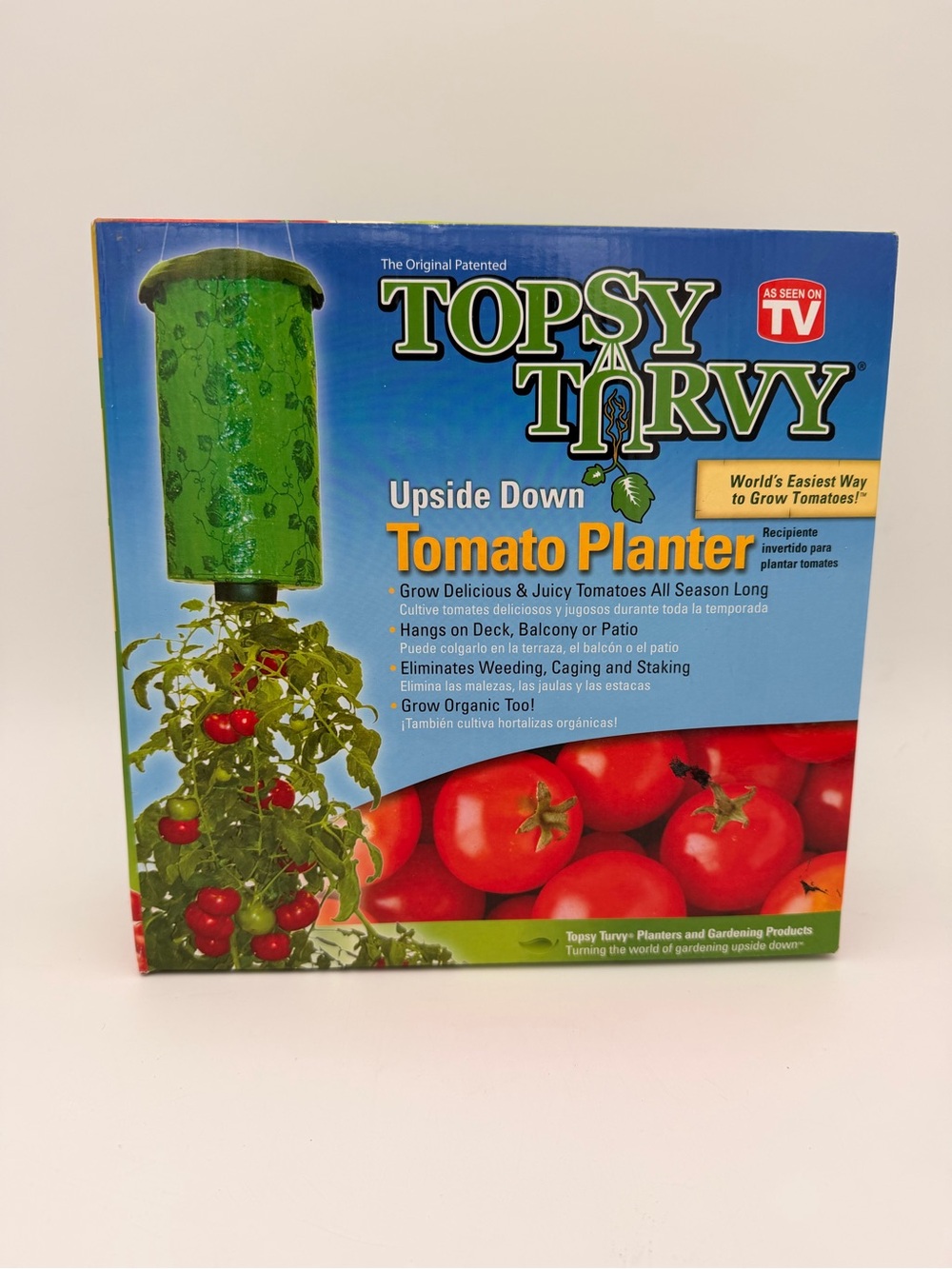 As Seen On TV Topsy Turvy Upside Down Tomato Planter - Green